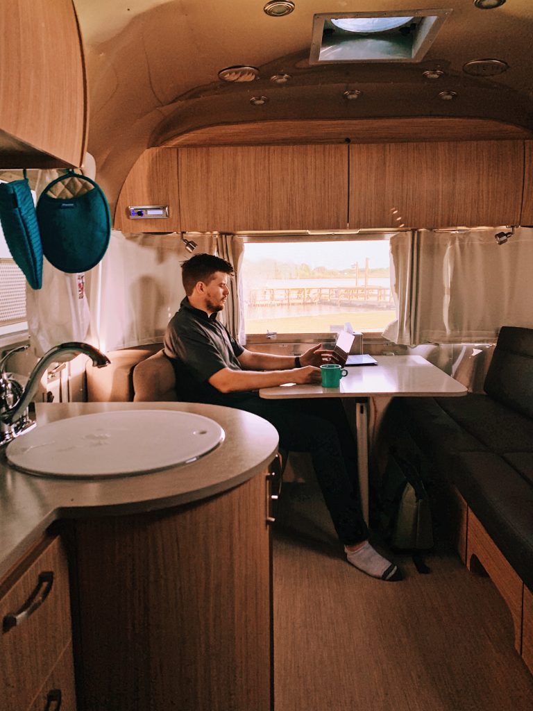 Inside the Airstream